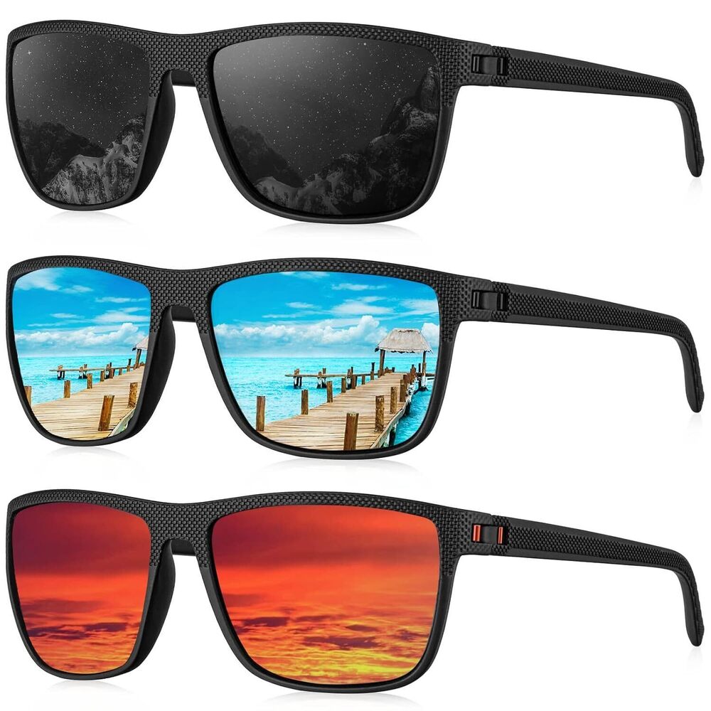 Polarized Sunglasses Men, Lightweight Mens Sunglasses Polarized UV